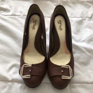 Marshall’s Brown Strap Heels
